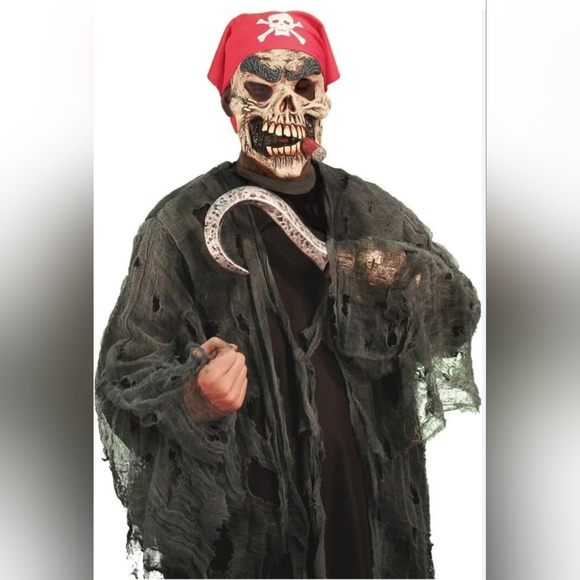 NEW- THE PIRATE GHOUL Adult Men Large Creepez Costume Cinema Secrets Halloween - Picture 1 of 9